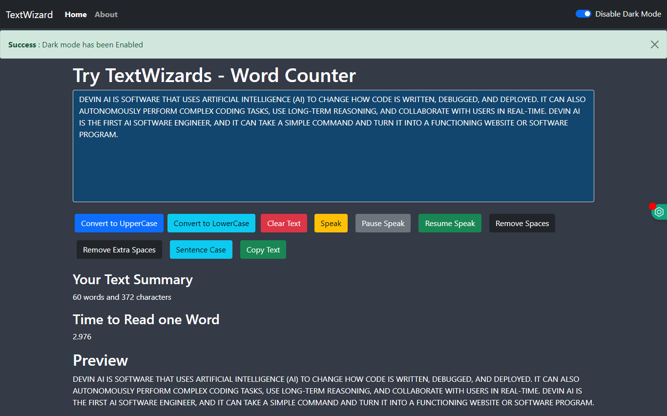 ReactJS-WordCounter